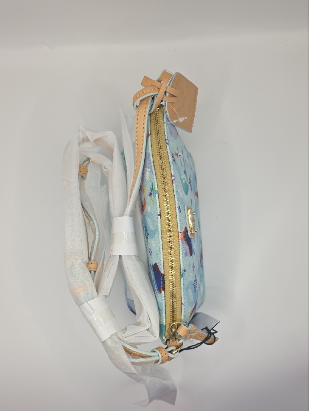 Dooney & Bourke Light Blue Frozen Print Crossbody Bag - Picture 5 of 7